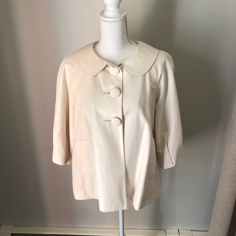 Banana republic light khaki blazer